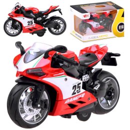 Diecast model Motocykl z naciągiem zabawka ZA3933