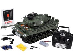 REALISTYCZNY CZOŁG GERMAN TIGER STRZELA RC0252 ZI