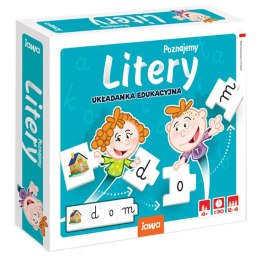 Gra układanka edukacyjna POZNAJEMY LITERY GR0562