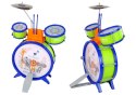 Muzyczna Kolorowa Perkusja dla Dzieci Drum Kit Bębny Talerze