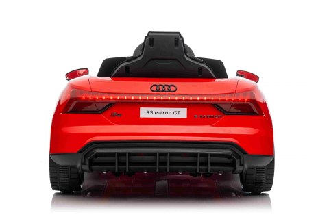 Audi RS E-Tron GT na akumulator Czerwony + Pilot + Napęd 4x4 + Radio MP3 + LED + EVA