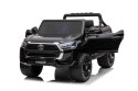 Toyota Hilux na akumulator dla dzieci Czarny + Napęd 4x4 + Pilot + 2 bagażniki + Radio MP3 + LED