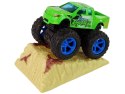 Auto Resorak Z Naciągiem Monster Truck Big Foot Gumowe Opony Rampa