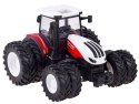 Traktor na pilota gumowe koła + przyczepa RC0601