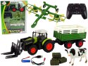 Zestaw Traktor R/C Maszyny Rolnicze 2,4G Zgrabiarka Akcesoria