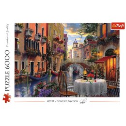 Puzzle 6000 elementów, Romantyczna kolacja Trefl