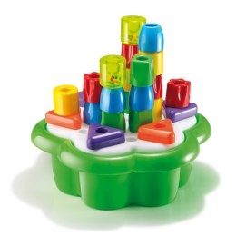 Układanka Daisy box chunky pegs, 28 elementów Quercetti