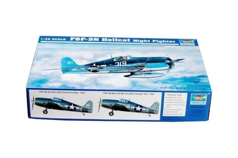 Model plastikowy Grumman F6F-5 Hellcat amerykański samolot bojowy Trumpeter