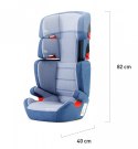 Fotelik Junior Fix Isofix czarny Kinderkraft