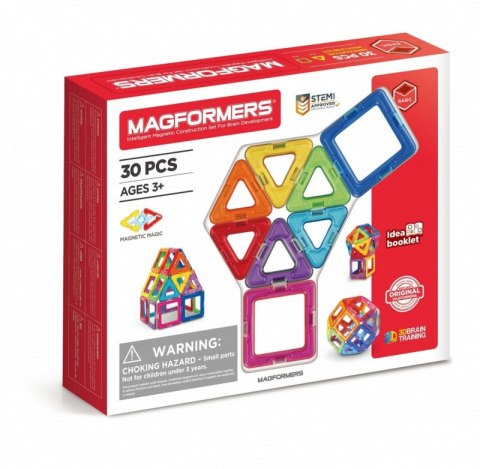 Klocki magnetyczne basic 30 elementów Magformers