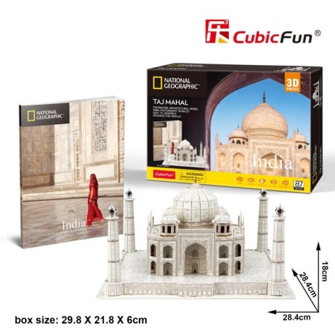 Puzzle 3D Taj Mahal National Geographic Cubic Fun