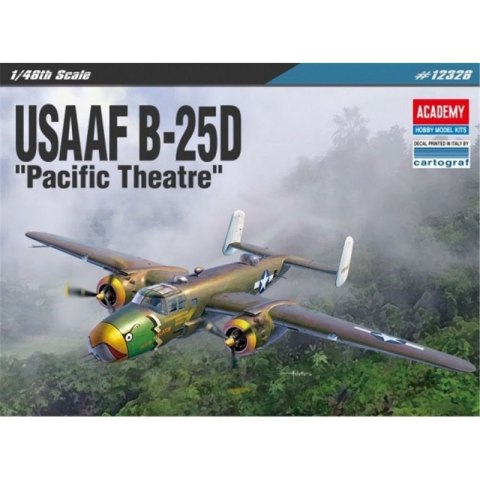 Model do sklejania USAAF B-25D Pacific Theatre Academy