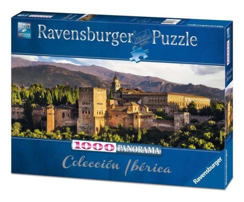 Puzzle 1000 elementów Panorama Alhambra, Granada Ravensburger Polska