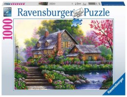 Puzzle 1000 elementów Romantyczny domek na wsi Ravensburger Polska