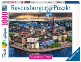 Puzzle 1000 elementów Skandynawskie Miasto Widok Ravensburger Polska