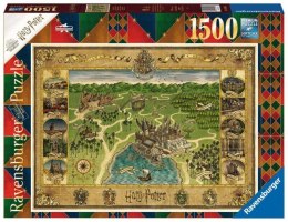 Puzzle 1500 elementów Mapa Hogwartu Ravensburger Polska