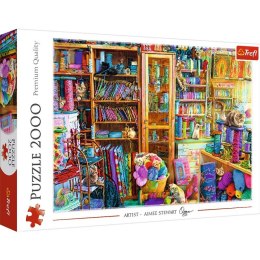 Puzzle 2000 elementów Koci raj Trefl