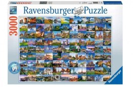 Puzzle 3000 elementów 99 pięknych miejsc w Europie Ravensburger Polska