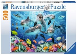 Puzzle 500 elementów Delfiny Ravensburger Polska