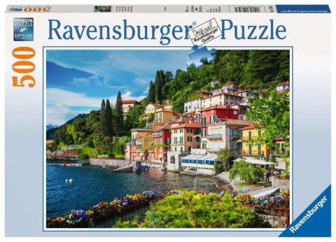 Puzzle 500 elementów Jezioro Como, Włochy Ravensburger Polska