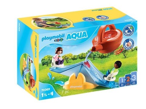 Zestaw z figurkami 1.2.3 70269 AQUA Huśtawka wodna z konewką Playmobil