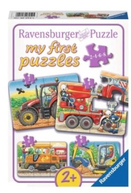 Puzzle 2-4-6-8 elementów W pracy Ravensburger Polska