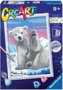 Malowanka CreArt dla dzieci Miś polarny Ravensburger Polska