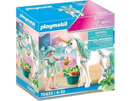 Zestaw Fairies 70655 Wróżka karmiąca jednorożca Playmobil