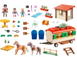 Zestaw figurek Country 70510 Kemping z kucykami i przyczepką Playmobil