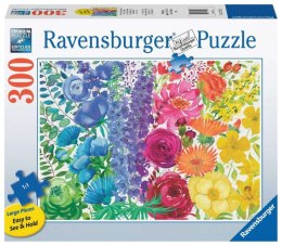 Puzzle 2D Duży Format Kwietna tęcza 300 elementów Ravensburger Polska