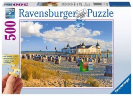 Puzzle 2D dla seniorów Leżaki w Ahlbeck 500 elementów Ravensburger Polska