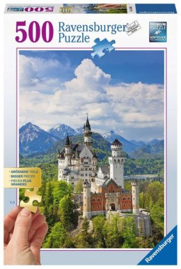 Puzzle 2D dla seniorów Zamek Neuschwanstein 500 elementów Ravensburger Polska