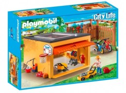 Zestaw z figurką City Life 9368 Garaż z miejscem na rower Playmobil