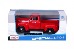 Model kompozytowy Ford F1 pickup 1948 czerwony 1/25 Maisto