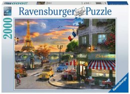 Puzzle 2000 elementów Zachód słońca w Paryżu Ravensburger Polska