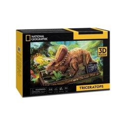 Puzzle 3D National Geographic - Triceratops Cubic Fun