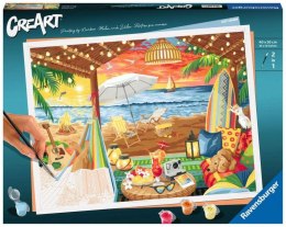 Malowanka CreArt Seria Premium B Plaża Ravensburger Polska