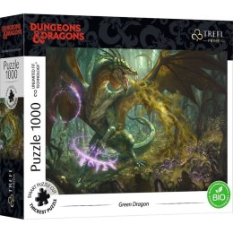 Puzzle 1000 elementów UFT Zielony smok Dungeons & Dragons Trefl