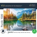 Puzzle 1500 elementów UFT U podnóża Alp, Jezioro Hintersee, Niemcy Trefl