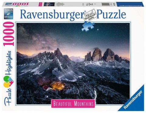 Puzzle 1000 elementów Tre Crime, Dolomity Ravensburger Polska