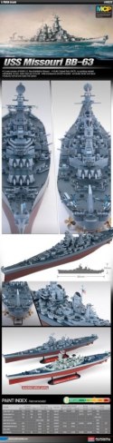 BB-63 USS Missouri 1/700 Academy