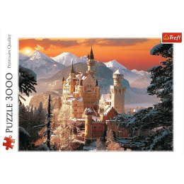 Puzzle 3000 elementów, Zamek Neuschwanstein Zimą Trefl