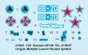 Model plastikowy Russian 9p140 TEL of 9K57 Uragan Multiple Launch Rocket System Trumpeter