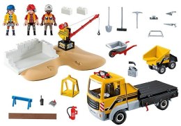 Zestaw figurek City Action 70742 Plac budowy z wywrotką Playmobil