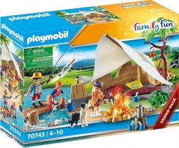 Zestaw figurek Family Fun 70743 Rodzina na kempingu Playmobil