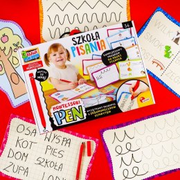 Zestaw edukacyjny Montessori Pen Szkoła pisania z 18 tabliczkami Lisciani