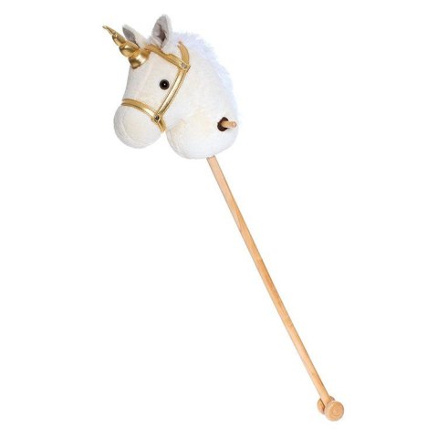 Koń jednorożec na kiju Hobby Horse biały 100cm Tootiny