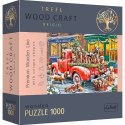 Puzzle drewniane Pomocnicy Świętego Mikołaja 1000 elementów Trefl