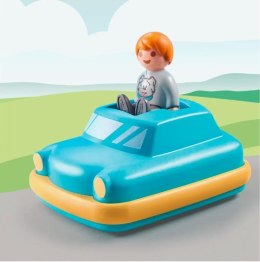 Zestaw z figurką 1.2.3 71323 Samochód Push & Go Playmobil