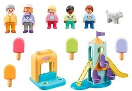 Zestaw z figurkami 1.2.3 71326 Wieża przygód i budką z lodami Playmobil